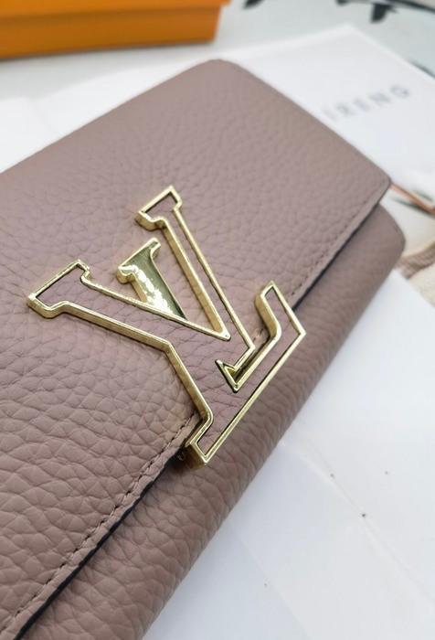 Wallet Louis Vuitton long flap wallet Brown