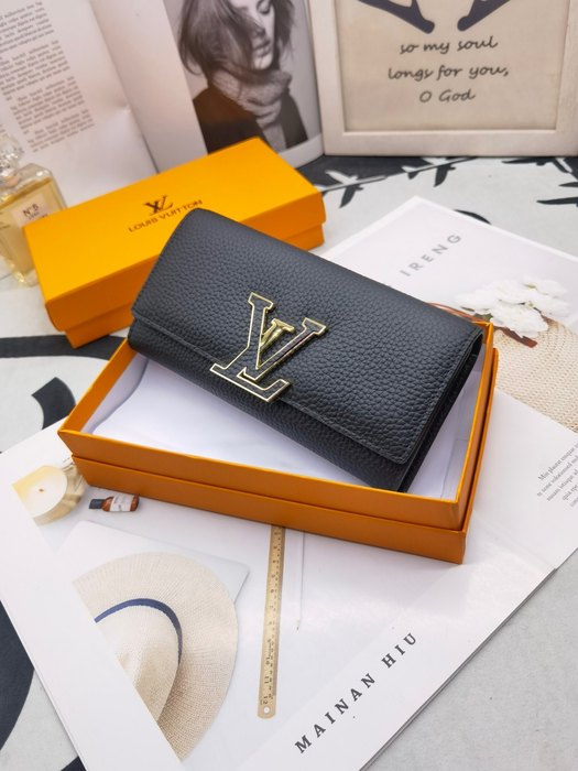 Wallet Louis Vuitton long wallet Black