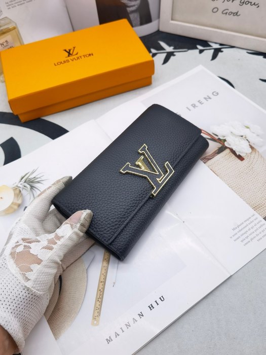 Wallet Louis Vuitton long wallet Black