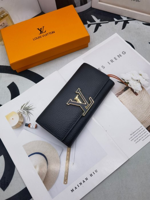 Wallet Louis Vuitton long wallet Black
