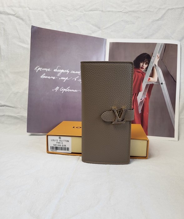 Wallet Louis Vuitton long wallet Black Size 10x19x1.7cm