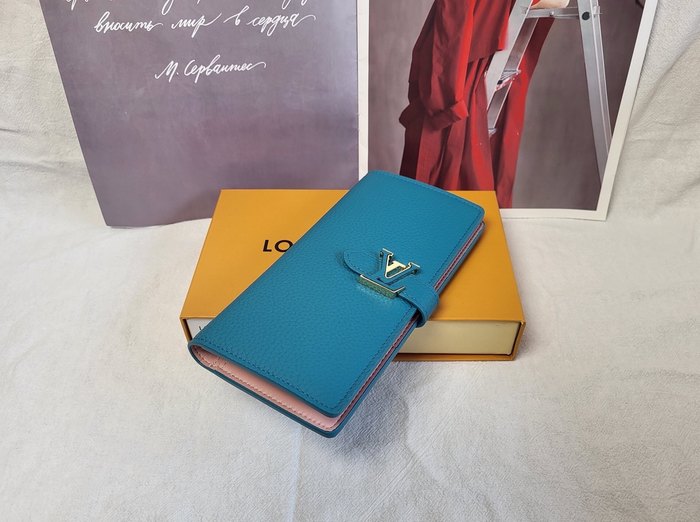 Wallet Louis Vuitton long wallet Black Size 10x19x1.7cm