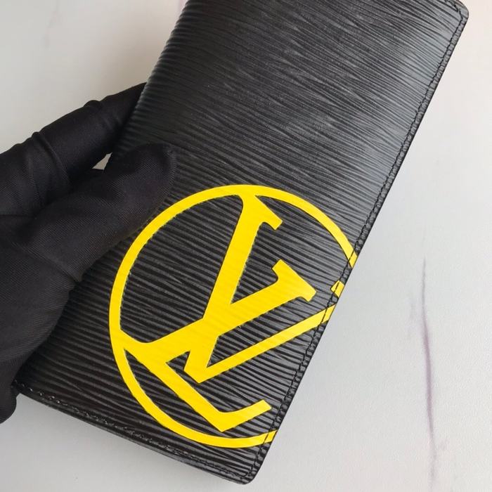 Wallet Louis Vuitton long wallet Black Size 10x19x2cm