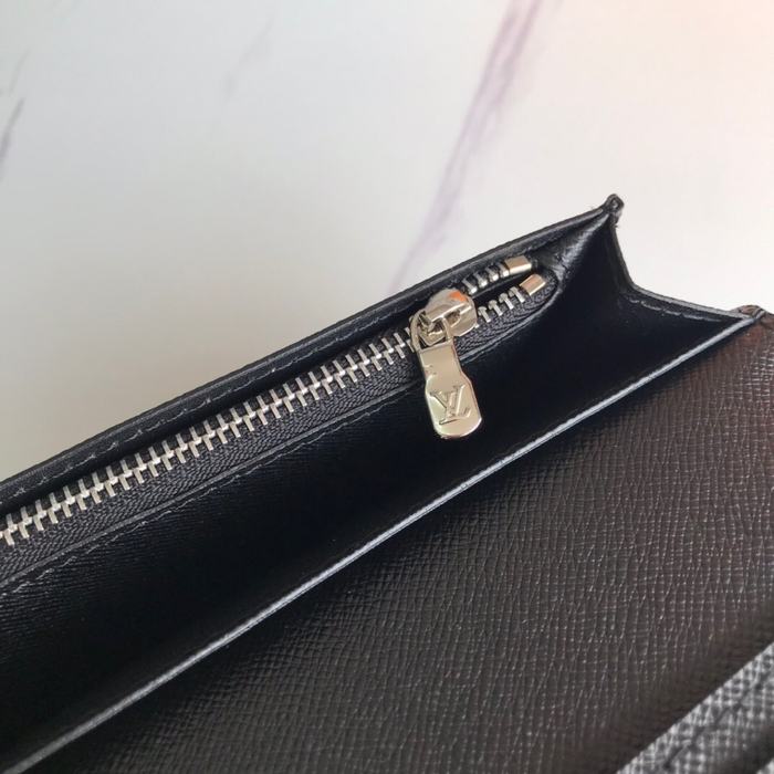 Wallet Louis Vuitton long wallet Black Size 10x19x2cm