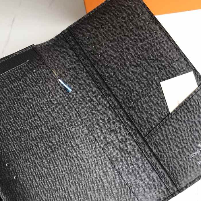 Wallet Louis Vuitton long wallet Black Size 10x19x2cm
