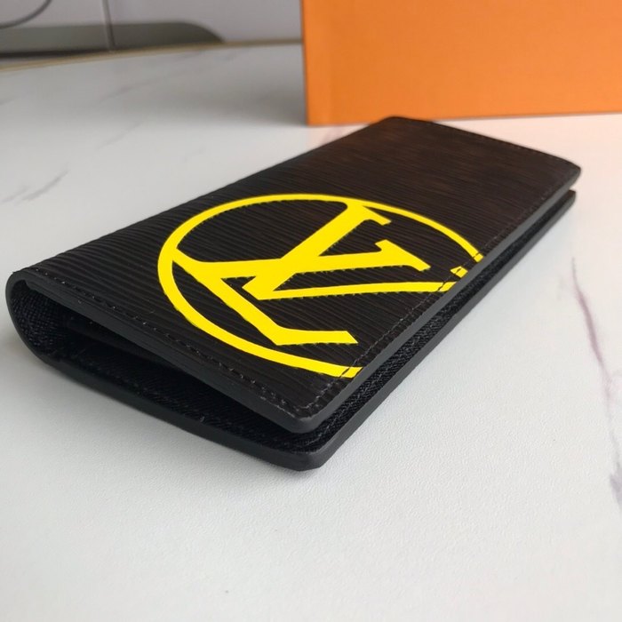 Wallet Louis Vuitton long wallet Black Size 10x19x2cm