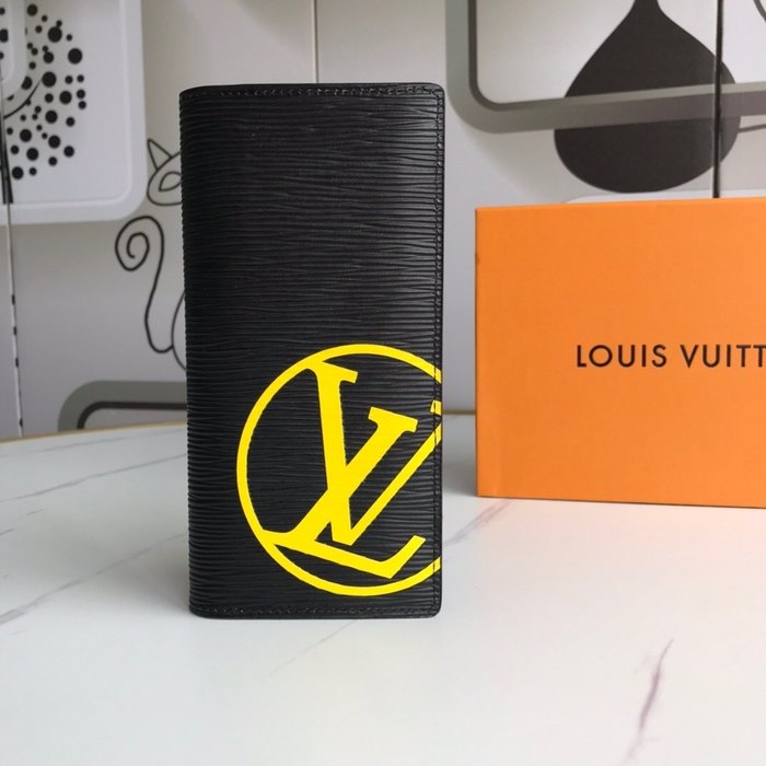 Wallet Louis Vuitton long wallet Black Size 10x19x2cm