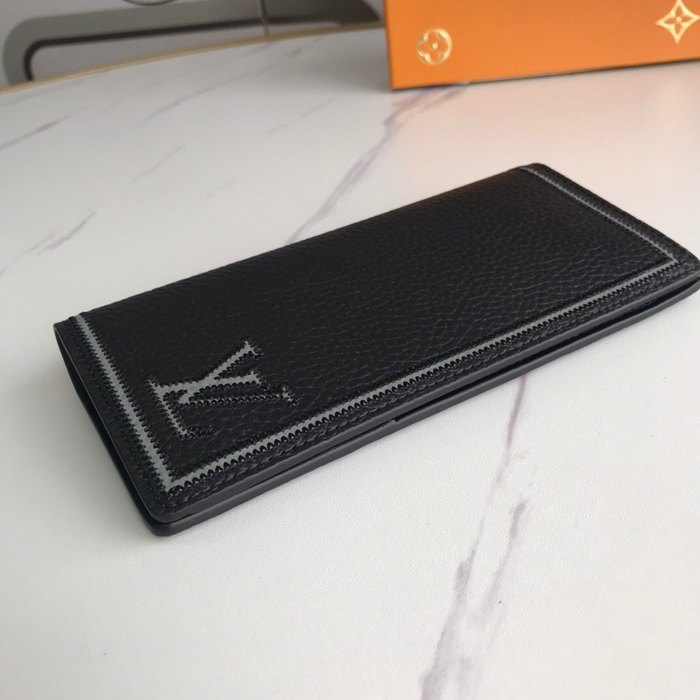 Wallet Louis Vuitton long wallet Black Size 19x10cm