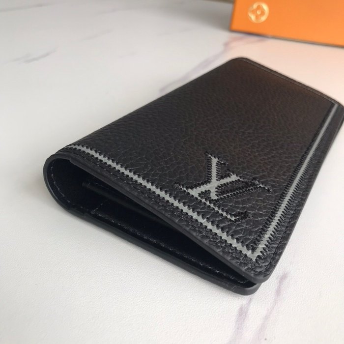 Wallet Louis Vuitton long wallet Black Size 19x10cm