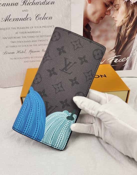 Wallet Louis Vuitton long wallet Grey Size 10x19x2cm