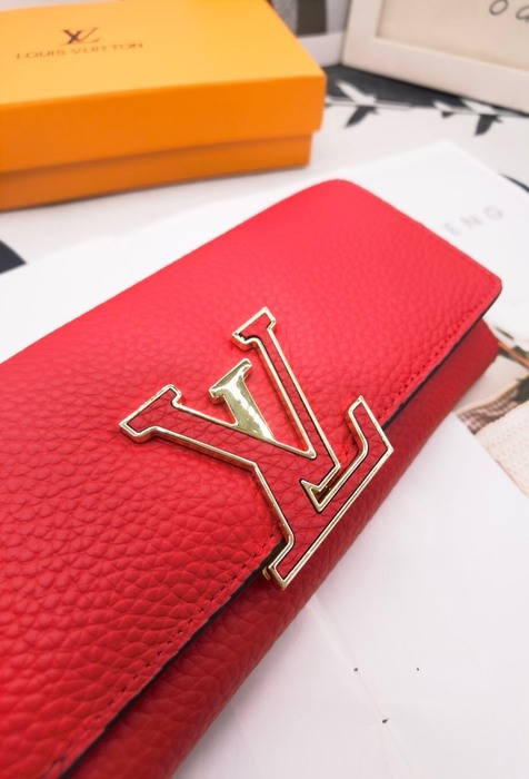 Wallet Louis Vuitton long wallet Red
