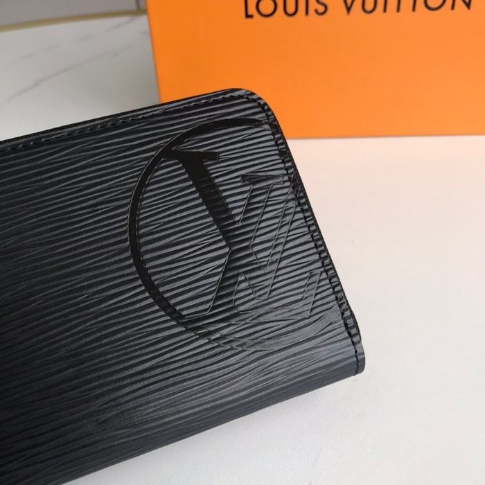 Wallet Louis Vuitton long zip around wallet Black Size 19x10cm