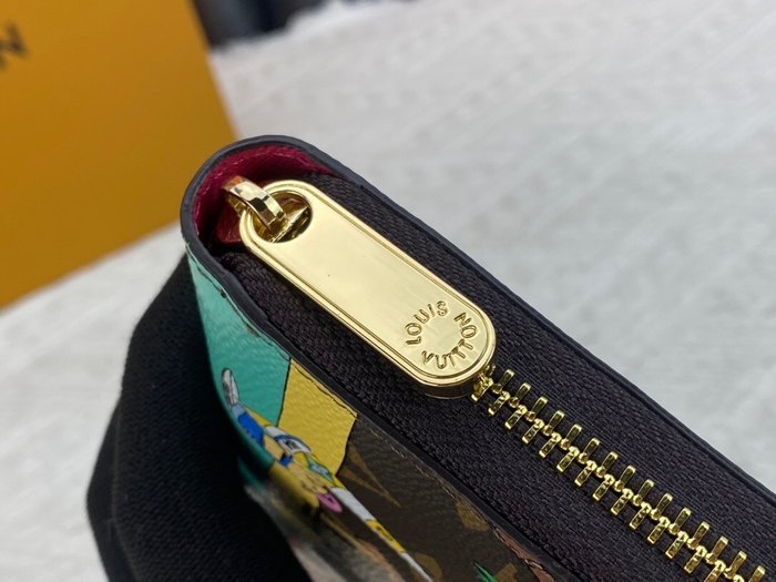 Wallet Louis Vuitton long zip wallet Brown Size 19.5x10.5x2.5cm