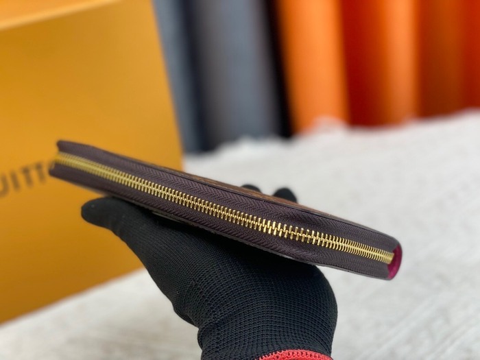 Wallet Louis Vuitton long zip wallet Brown Size 19.5x10.5x2.5cm