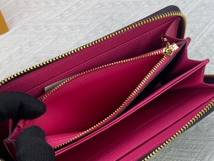 Wallet Louis Vuitton long zip wallet Brown Size 19.5x10.5x2.5cm