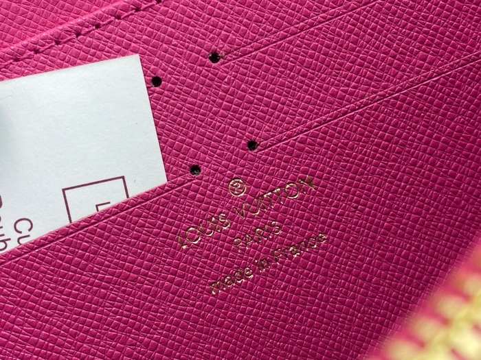 Wallet Louis Vuitton long zip wallet Brown Size 19.5x10.5x2.5cm