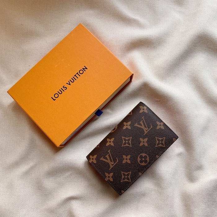 Wallet Louis Vuitton monogram canvas Brown Size 13.5x9.5x3.5cm