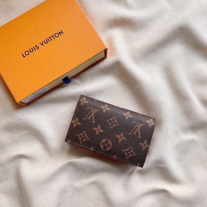 Wallet Louis Vuitton monogram canvas Brown Size 13.5x9.5x3.5cm