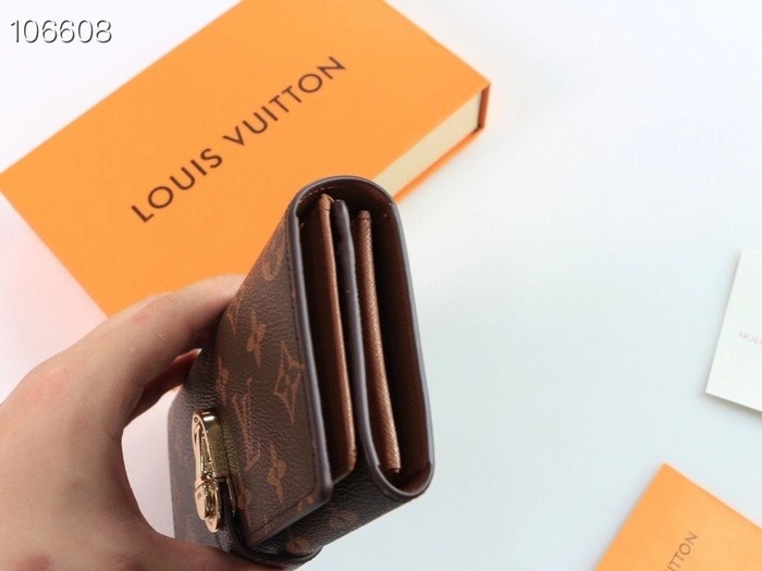 Wallet Louis Vuitton monogram flap wallet Brown Size 19x10