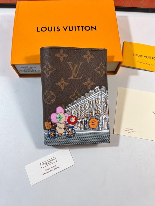 Wallet Louis Vuitton zip around wallet Brown Size 19.5x10.5x2.5