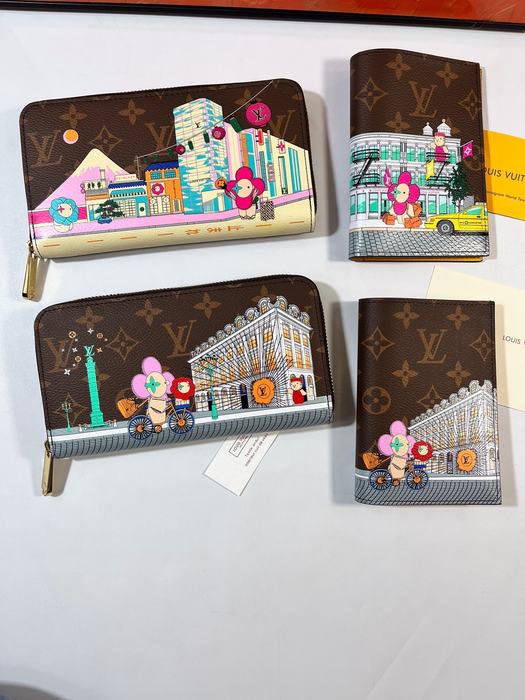 Wallet Louis Vuitton zip around wallet Brown Size 19.5x10.5x2.5