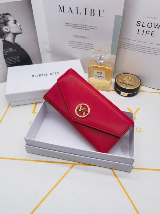 Wallet Michael Kors long flap wallet Red