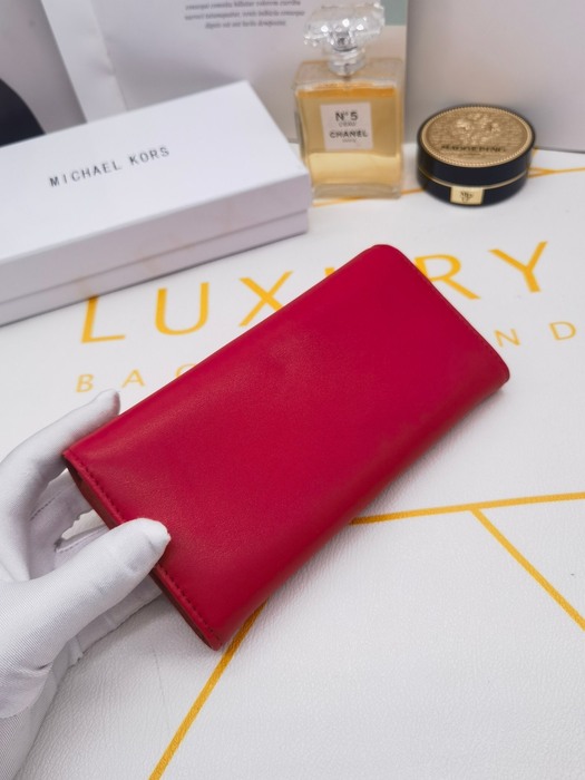 Wallet Michael Kors long flap wallet Red