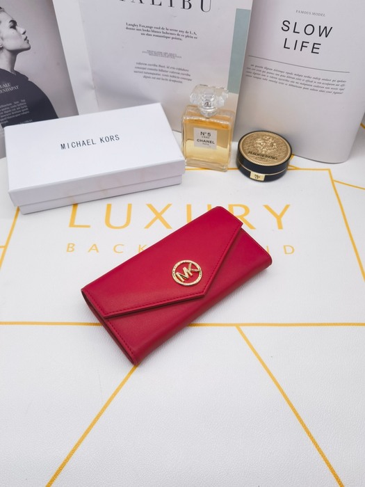 Wallet Michael Kors long flap wallet Red