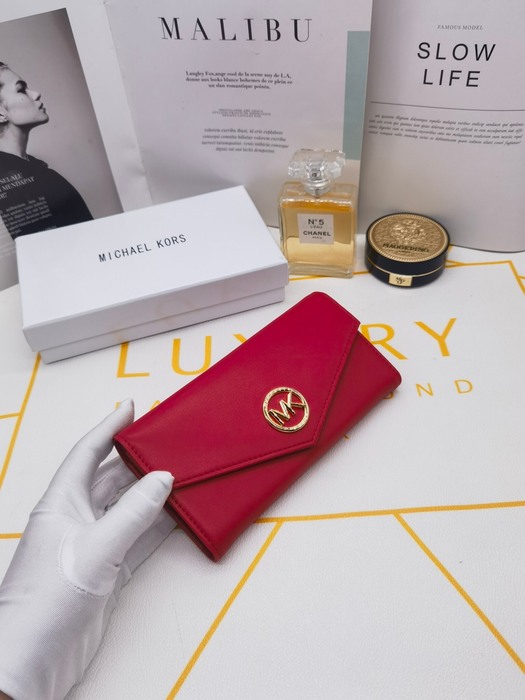 Wallet Michael Kors long flap wallet Red