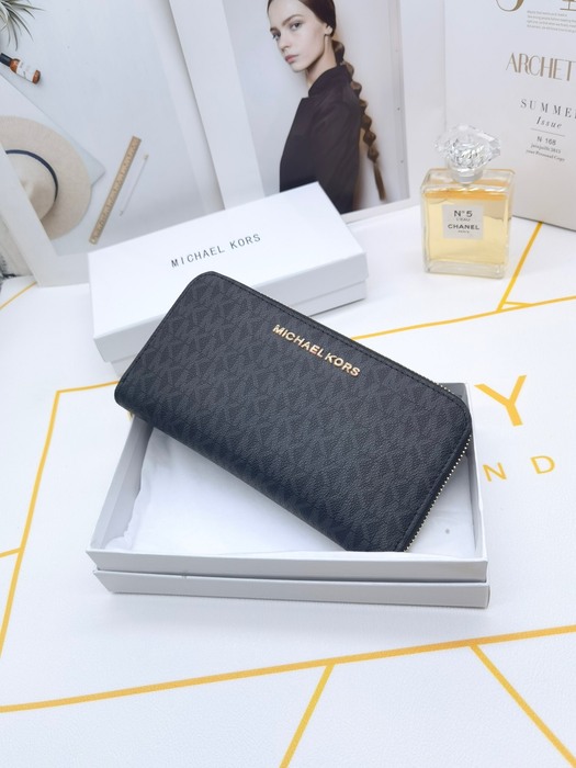 Wallet Michael Kors zip around wallet Black