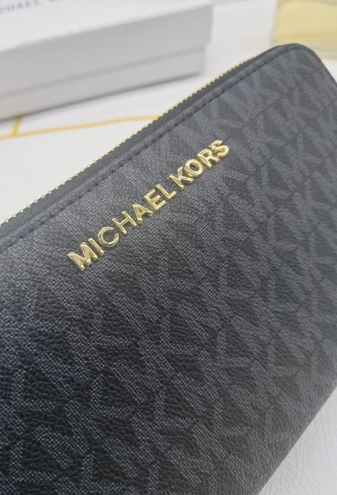 Wallet Michael Kors zip around wallet Black