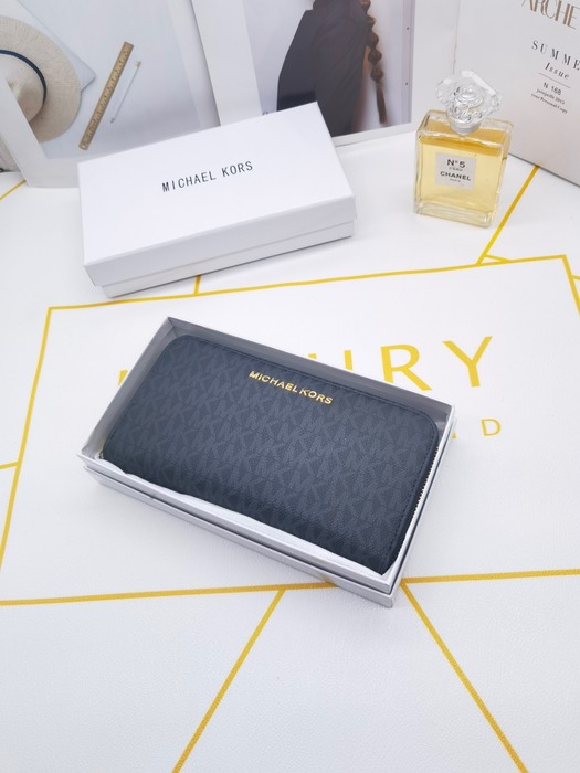 Wallet Michael Kors zip around wallet Black