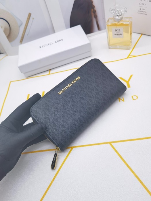 Wallet Michael Kors zip around wallet Black