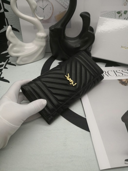 Wallet Saint Laurent long wallet Black