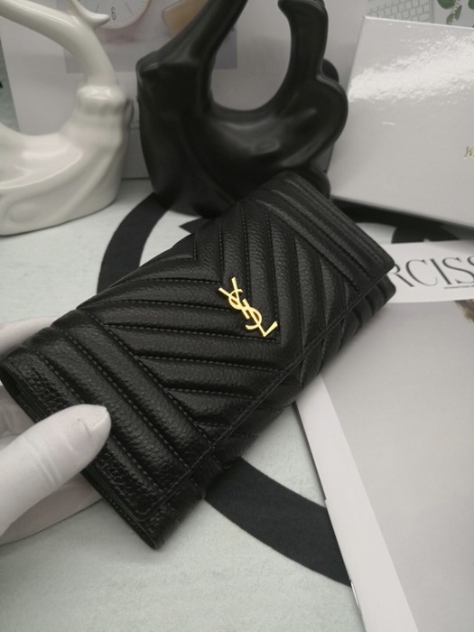 Wallet Saint Laurent long wallet Black