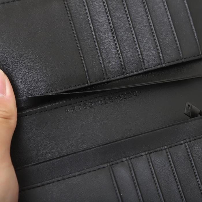 Wallet Saint Laurent long wallet Black Size 11x18x2cm