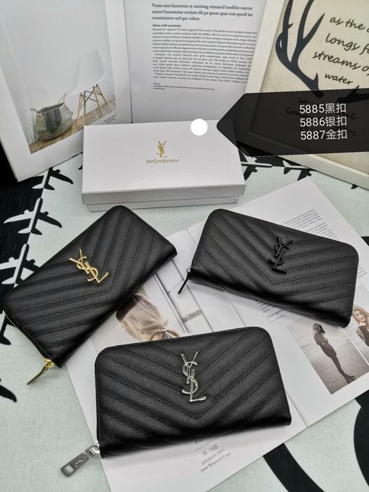 Wallet Yves Saint Laurent ZIP AROUND long wallet Black