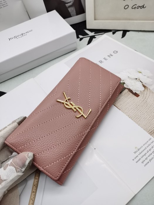 Wallet Yves Saint Laurent long wallet Beige