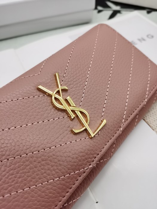 Wallet Yves Saint Laurent long wallet Beige