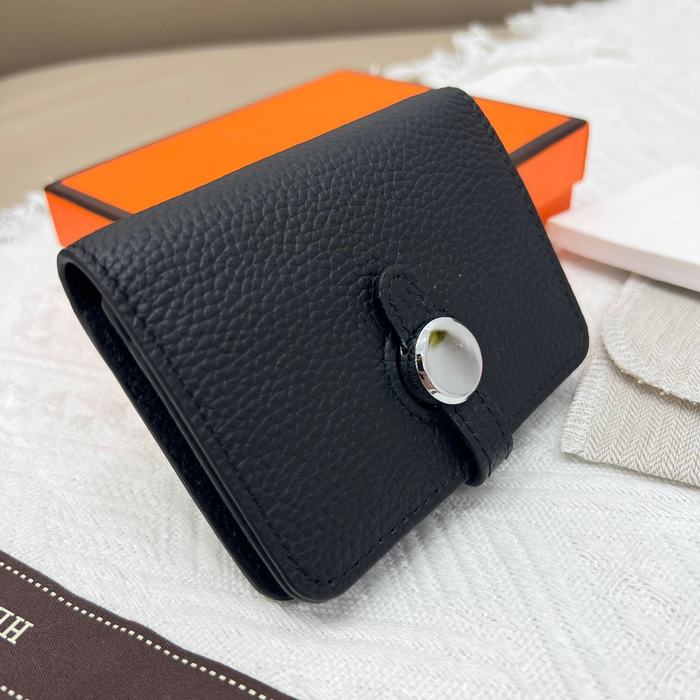 Wallet compact wallet Black Size 10x8cm