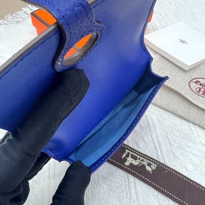 Wallet compact wallet Blue Size 10x8cm