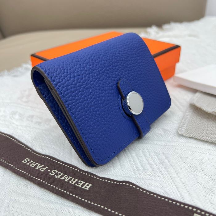 Wallet compact wallet Blue Size 10x8cm