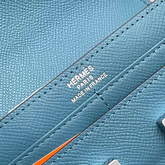 Wallet compact wallet Blue Size 14x12cm