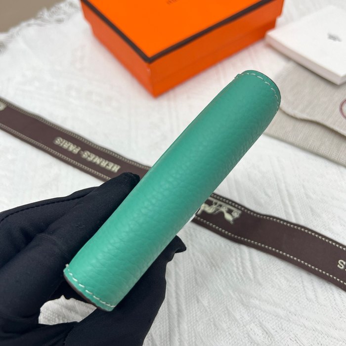 Wallet compact wallet Green Size 10x8cm