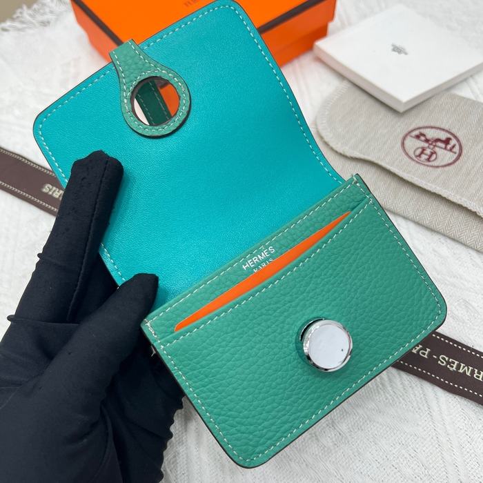 Wallet compact wallet Green Size 10x8cm