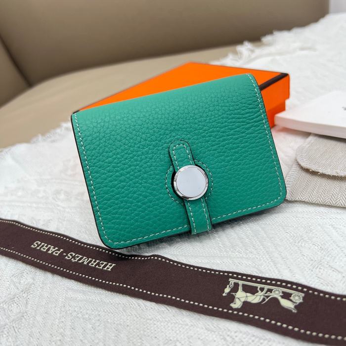 Wallet compact wallet Green Size 10x8cm