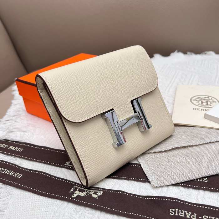 Wallet folded wallet Beige Size 14x12cm