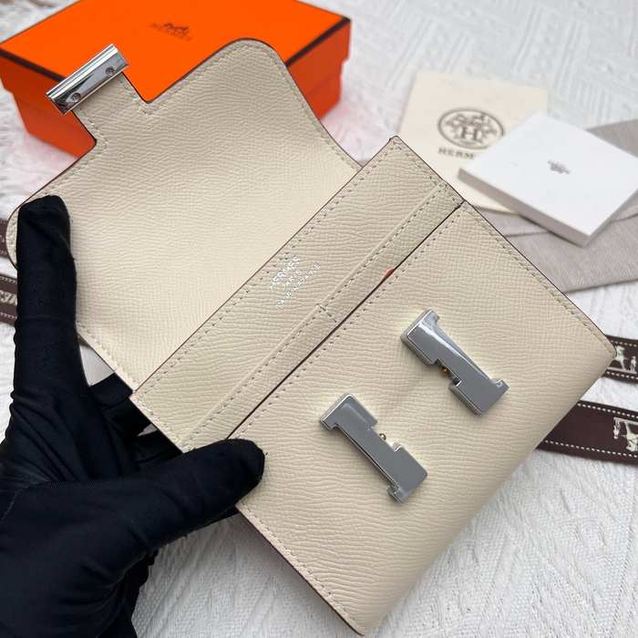 Wallet folded wallet Beige Size 14x12cm