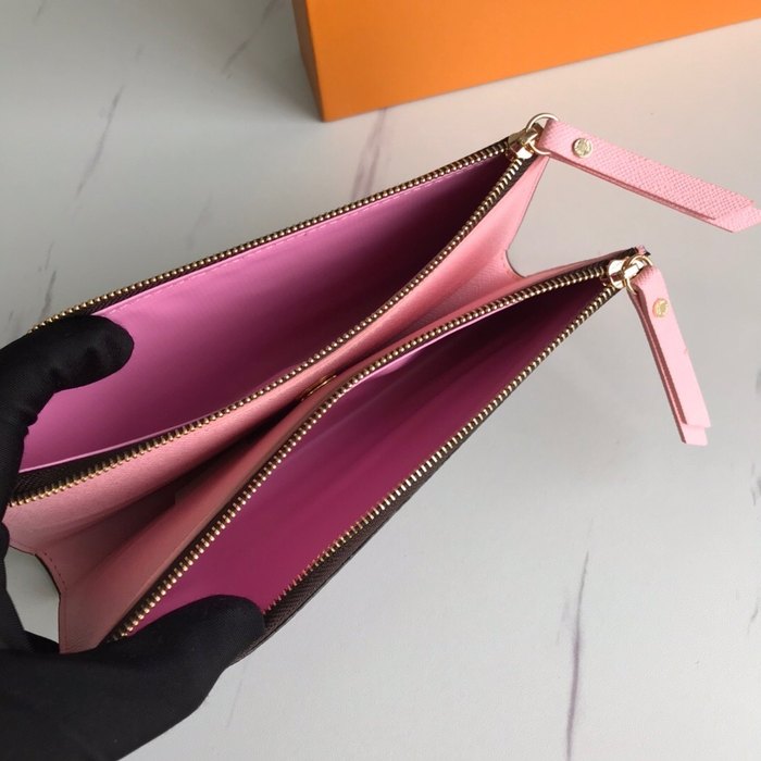 Wallet long wallet Beige Size 21x9x2cm