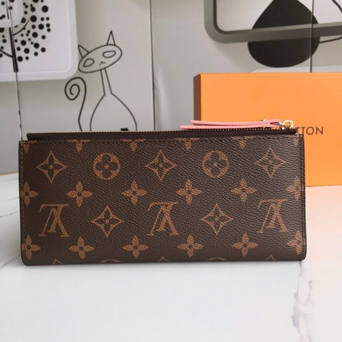 Wallet long wallet Beige Size 21x9x2cm